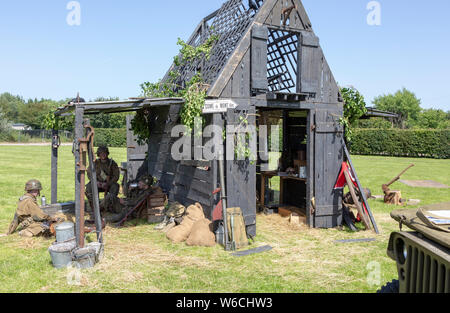 Stonham Scheunen Geschichte lebendig, Lebendige Geschichte, Suffolk, England, Großbritannien 2019 Stockfoto