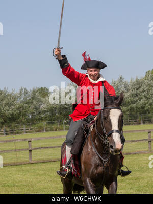 Stonham Scheunen Geschichte lebendig, Lebendige Geschichte, Suffolk, England, Großbritannien 2019 Stockfoto