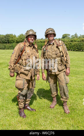 Stonham Scheunen Geschichte lebendig, Lebendige Geschichte, Suffolk, England, Großbritannien 2019 Stockfoto