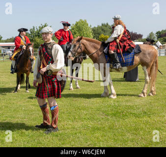 Stonham Scheunen Geschichte lebendig, Lebendige Geschichte, Suffolk, England, Großbritannien 2019 Stockfoto