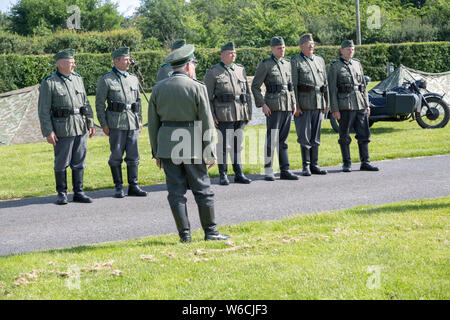 Stonham Scheunen Geschichte lebendig, Lebendige Geschichte, Suffolk, England, Großbritannien 2019 Stockfoto