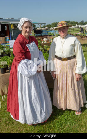 Stonham Scheunen Geschichte lebendig, Lebendige Geschichte, Suffolk, England, Großbritannien 2019 Stockfoto