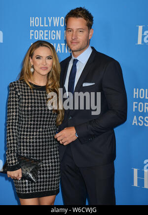 Los Angeles, USA. 31 Jul, 2019. Chrishell Stause, Justin Hartley096 nimmt an jährlichen der Hollywood Foreign Press Association stellt und Veranstaltungsräume im Regent Beverly Wilshire Hotel am 31. Juli, 2019 in Beverly Hills, Kalifornien. Credit: Tsuni/USA/Alamy leben Nachrichten Stockfoto