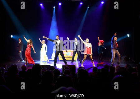 Edinburgh, Schottland. Zum 31. Juli. 2019. Photocall drücken Sie die Taste Start. Edinburgh Fringe Festival. Pako Mera/Alamy leben Nachrichten Stockfoto