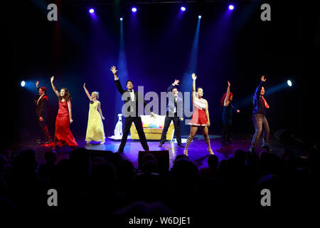 Edinburgh, Schottland. Zum 31. Juli. 2019. Photocall drücken Sie die Taste Start. Edinburgh Fringe Festival. Pako Mera/Alamy leben Nachrichten Stockfoto