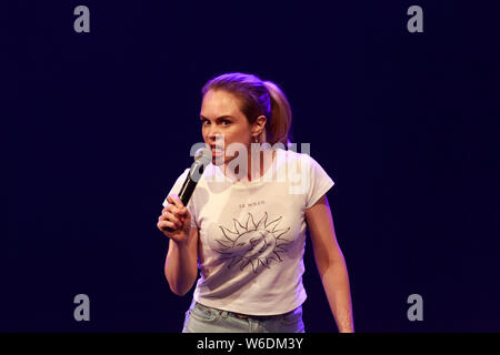 Edinburgh, Schottland. Zum 31. Juli. 2019. Photocall drücken Sie die Taste Start. Edinburgh Fringe Festival. Pako Mera/Alamy leben Nachrichten Stockfoto