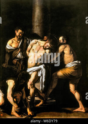 Caravaggio, Malerei, die Geißelung Christi, 1607 Stockfoto