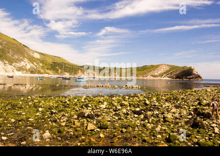 Lulworth Cove, Dorset, England, Großbritannien Stockfoto
