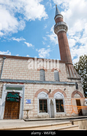 Anzeigen von Ebul Fadil Mehmet Efendi, die von Sir Ebul Fadil Mehmet 1554 an Tophane, Beyoglu, Istanbul, Türkei. vom 25. Juli 2019 gebaut wurde Stockfoto