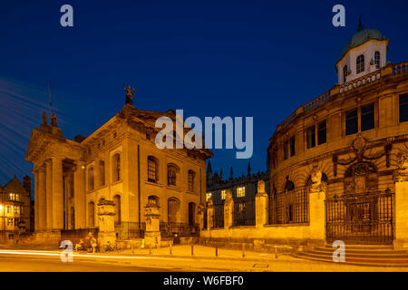 Oxford, Oxfordshire Lage Bilder - Stadt und Parks Stockfoto