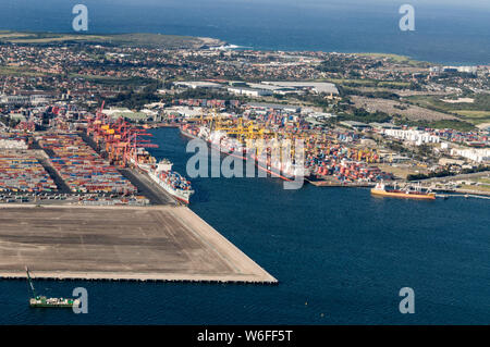 Sydney container Hafen, den größten Hafen in Australien in Port Botany, einem Vorort im Südosten von Sydney in New South Wales, Australien Stockfoto
