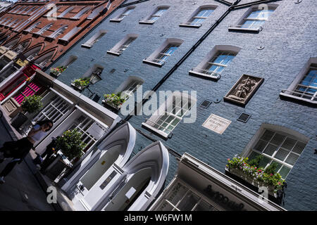 St. Christopher's Place Shopping & Dining Viertel, London, England, Großbritannien Stockfoto