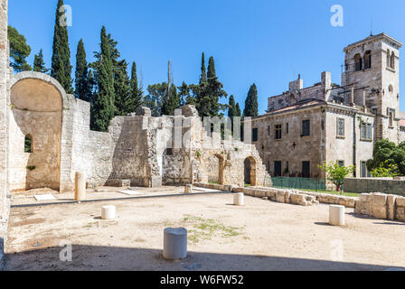 05 Mai 2019, Dubrovnik, Kroatien. Benediktinerkloster in St Mary Stockfoto