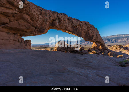 Sonnenuntergang Arch im Grand Staircase Escalante National Monument Stockfoto