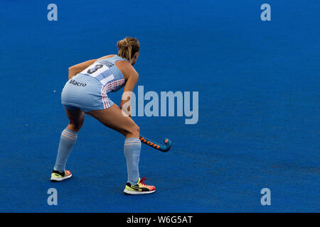 Argentinien vs Dinamarca - Hockey Stockfoto