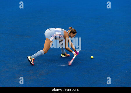 Argentinien vs Dinamarca - Hockey Stockfoto