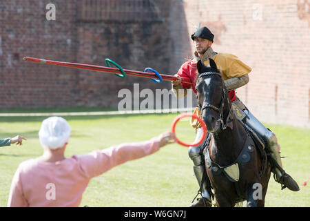 Historische Reenactment die Belagerung der Marienburg in Malbork, Polen. 20. Juli 2019 © wojciech Strozyk/Alamy Stock Foto Stockfoto