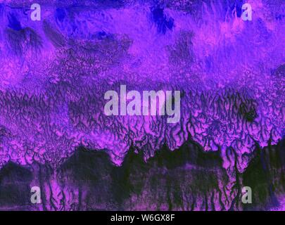 Handgefertigte mehrfarbige abstraktes Muster, Hintergrund, Aquarell Textur Stockfoto