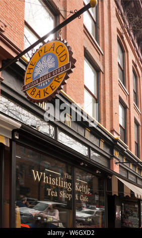 Die Bäckerei Placid in Troy NY Stockfoto