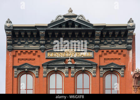 Kennedy Hall Gebäude in Troy NY Stockfoto