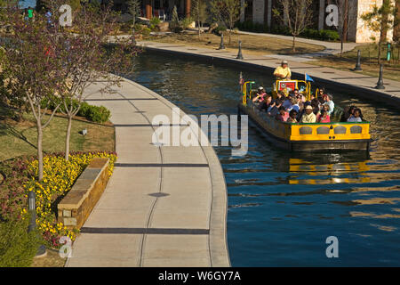 Bricktown Canal, Oklahoma City, Oklahoma, USA Stockfoto