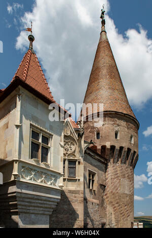 Corvin Burg Hunedoara, Rumänien Stockfoto