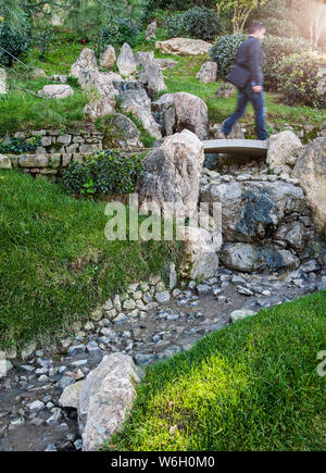 Der "Japanische Garten" in Florenz, Italien. Stockfoto