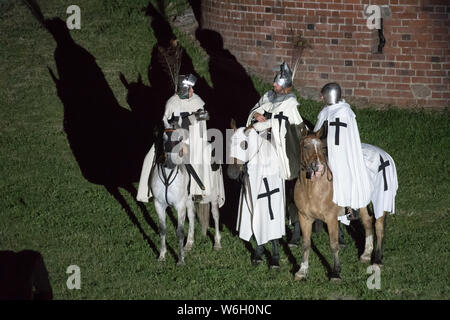 Historische Reenactment die Belagerung der Marienburg in Malbork, Polen. 20. Juli 2019 © wojciech Strozyk/Alamy Stock Foto Stockfoto