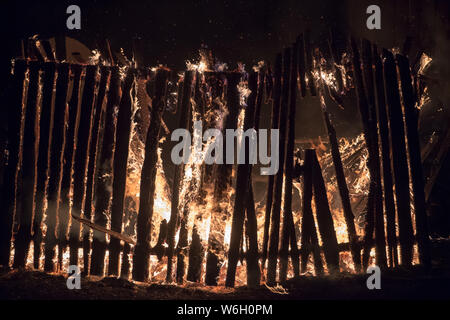 Historische Reenactment die Belagerung der Marienburg in Malbork, Polen. 20. Juli 2019 © wojciech Strozyk/Alamy Stock Foto Stockfoto