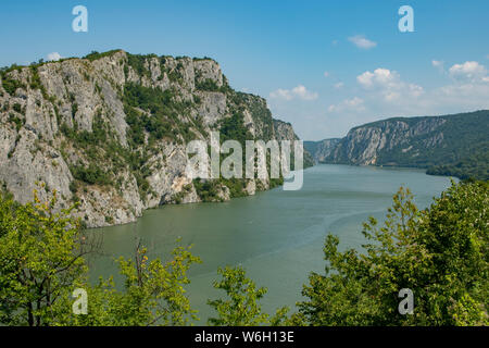 Eisen Tore Schlucht, Donau, Serbien Stockfoto