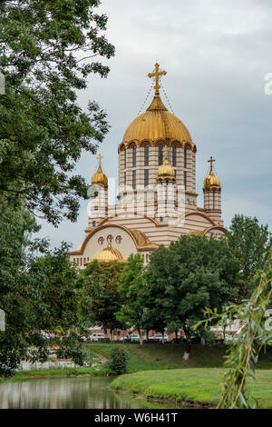 Orthodoxe Kathedrale des Hl. Johannes des Täufers, Fagaras, Rumänien Stockfoto