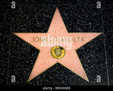 Celebrity Stern auf dem Hollywood Walk of Fame Stockfoto