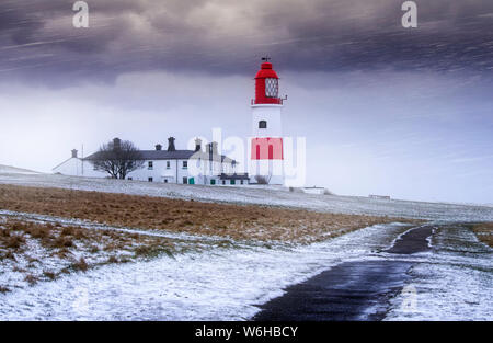 Souter Lighthouse, Marsden; South Shields, Tyne and Wear, England Stockfoto