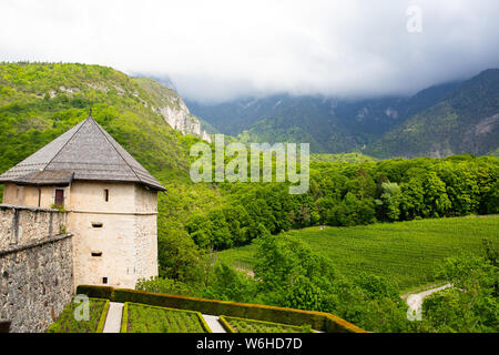 Castel Thun - Val di Non Stockfoto