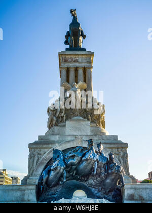 Das Denkmal für Antonio Maceo auf dem Malecon, Havanna, Kuba Stockfoto
