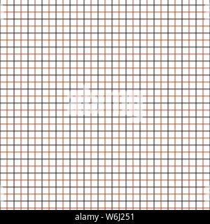 Braun und Schwarz Tattersall Muster prüfen. Herren Hemd Mode Textil. Wiederholen Tile-Muster. Stock Vektor