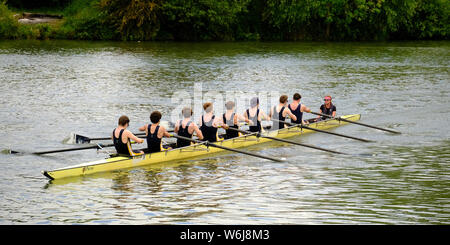 Oxford University Sommer Eights 2019 - rudern Regatta Stockfoto