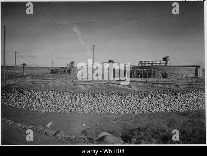 Minidoka Relocation Center, Jagd, Idaho. Minidoka Kläranlage. Stockfoto