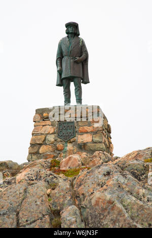 John Cabot Statue, John Cabot städtischen Park, Bonavista, Neufundland und Labrador, Kanada Stockfoto