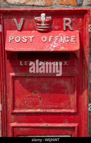 Post Box, Trinity provinziellen Historic Site, Trinity, Neufundland und Labrador, Kanada Stockfoto