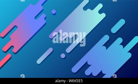 Moderne abstrakte farbenfrohe Formen Hintergrund design Vector. Abstract Blue Line für Kunst arbeiten. Stock Vektor
