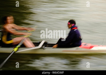 Oxford University Sommer Eights 2019 - rudern Regatta Stockfoto