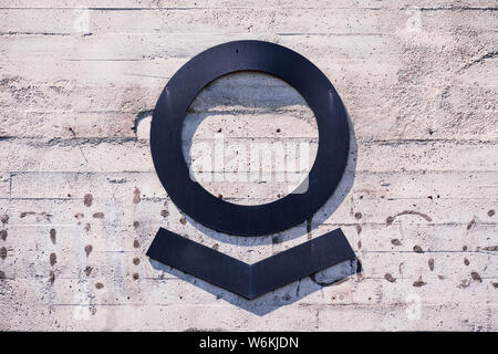 Juli 26, 2019 in Palo Alto/CA/USA - palantir Symbol Technologies bei ihren Hauptsitz im Silicon Valley; Palantir ist eine private US-amerikanische Software com Stockfoto