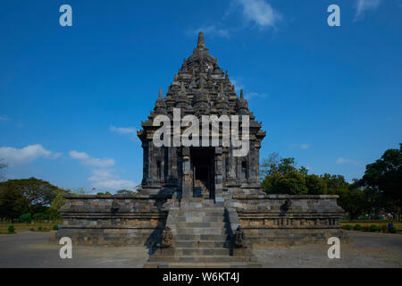 Tempel Candi Bubrah, Teil der Prambanan Tempel Komplex in der Nähe von Yogyakarta, Indonesien. Stockfoto