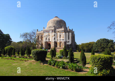 Sheesh Gumbad Grab, Lodi Gardens, New Delhi, Indien Stockfoto