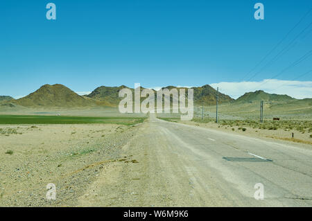 Buyant, Summe Bezirk Khovd Provinz im Westen der Mongolei. Stockfoto