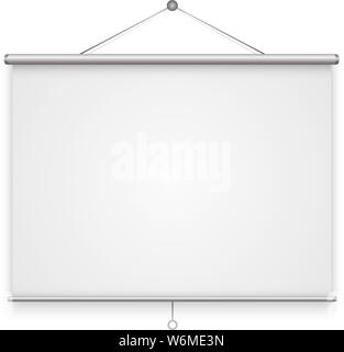 Leere Leinwand im Hintergrund. Vector Illustration. Stock Vektor