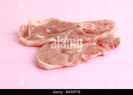 Lamm rue Hacken, aus Aragon in Spanien Stockfoto