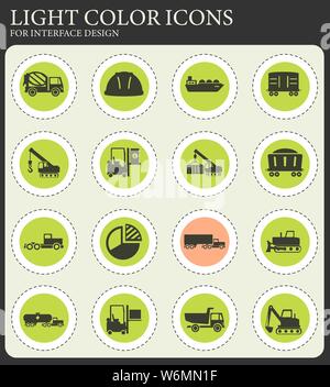 Industrielle einfach symbol für Web-Icons und User-interface Stock Vektor