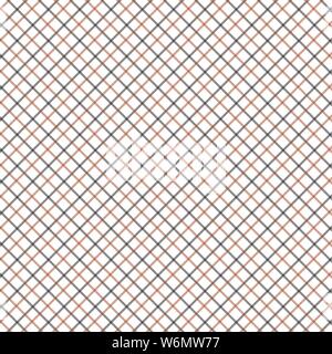 Orange und Schwarz Tattersall Muster prüfen. Herren Hemd Mode Textil. Wiederholen Tile-Muster. Stock Vektor